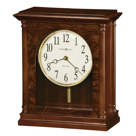Howard Miller Candice Cherry Finish Wood Chiming Quartz Mantel Clock #Q-GP5787