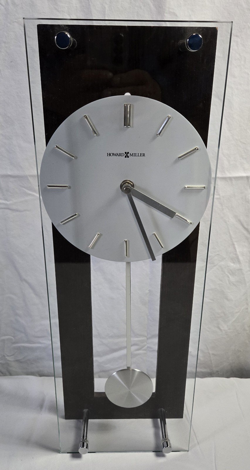 Howard Miller Emmett Contemporary Wall Clock 625-514 Pendulum Quartz Move!