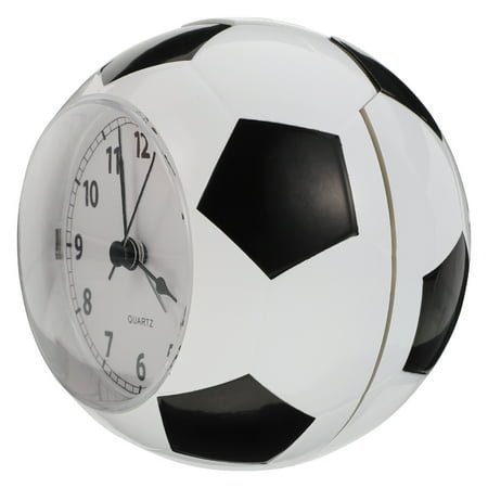 ifundom Mute Plastic Table Clock with Night Light, Quiet Desk Clock for Home and Office, Fan Gear Design, 1 Piece