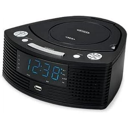 Jensen Stereo Compact Disc Player with AM/FM Digital Dual Alarm Clock Radio