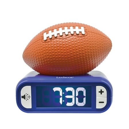 Lexibook Digital alarm clock with 3D American football night light and sound effects - RL800SO