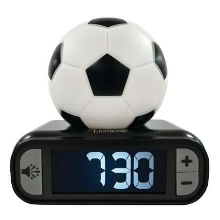 Lexibook Digital alarm clock with a football 3D night light and sound effects - RL800FO
