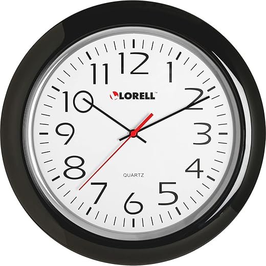 Best Lorell Arabic Numerals Wall Clocks