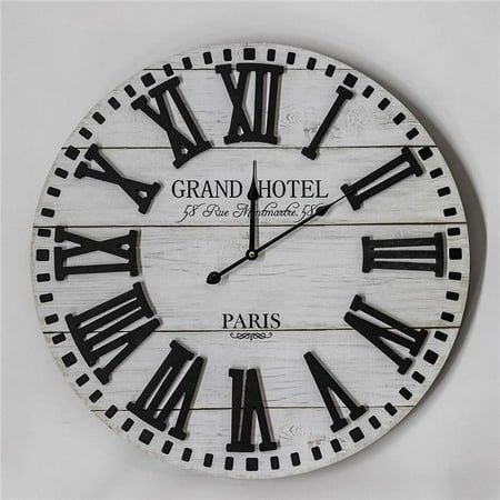 MDR Trading Inc. FP-MIN-383 Grand Hotel Paris With Roman Numerals Wall Clock
