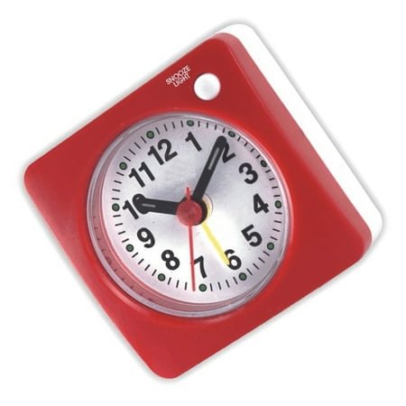 Modern Travel Alarm Clock Compactly & Travel Friendly Clock With Easy To Read Time Display For Home, Hotel, Or Camping