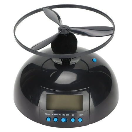 Multipurpose, Portable Flying Alarm for Bedroom, Office, Home, and School Electronic Clock