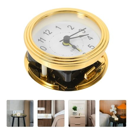 MUSEYA Desk Alarm Clock Retro Table Clock With Snooze Function For Office Use 1Pack