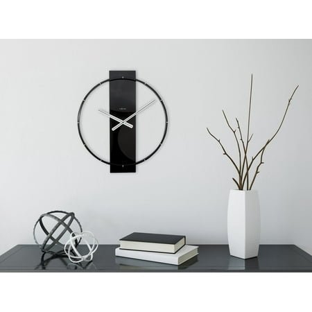NEXTIME WALL CLOCK CARL - BLACK