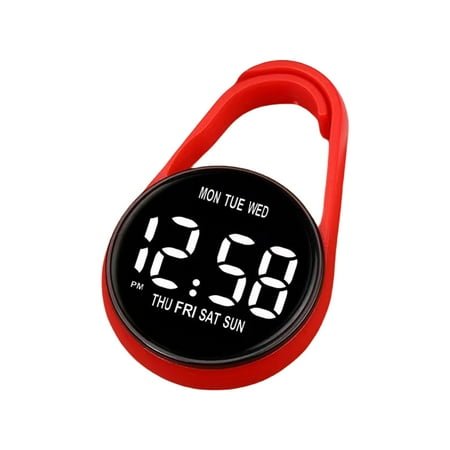 Pocket Electronic Digital Clock For Students Includes Touch screens Watch Waterproof Feature Night lights for Student