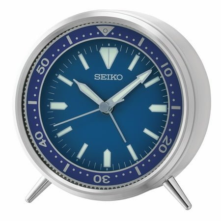 QXE065LLH Heritage Design Clock, Blue