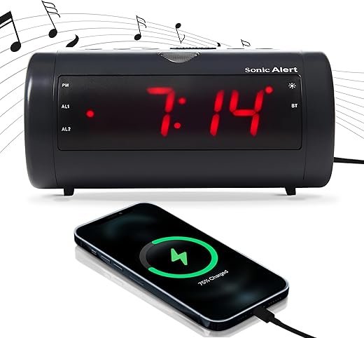 Best Sonic Alert Extra Loud Digital Alarm Clocks