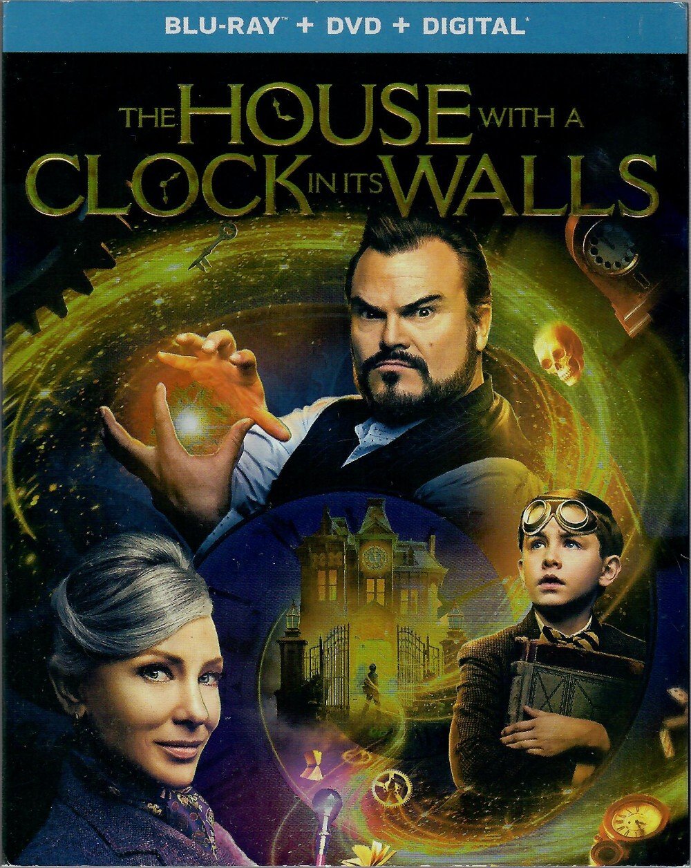 The House with a Clock in Its Walls (Blu-ray/DVD, 2018) LIKE NEW! SLIPCOVER!