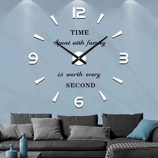 VANGOLD Design Wall Clock for Restaurant&Bar Decor (White Color)