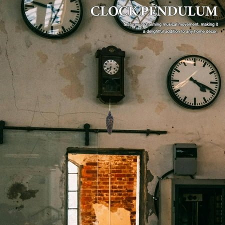 WHAMVOX 2pcs Cuckoo Clock with Quartz Movement Antique Cuckoo Clock with Musical Bird Sounds Wall Clock Pendulum for Living Room Vintage Home Decoration