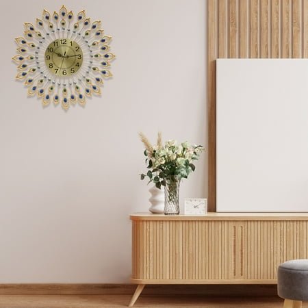 26.4'' Modern 3D Large Wall Clock Metal Watch Art Design Home Living Room Decor