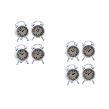 2 Pieces Wall Clock Decorative Furniture Alarm Shooting Props Decoration