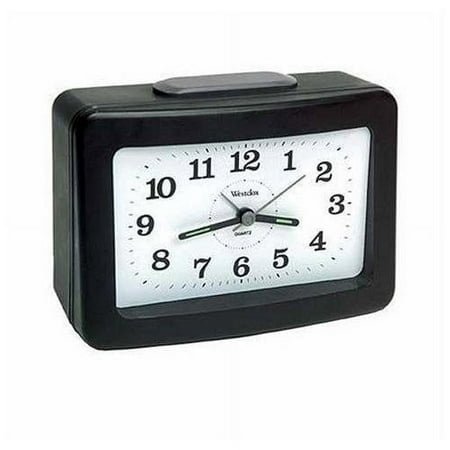 47550- Westclox Loud Bell QA Alarm Clock with Silent Movement