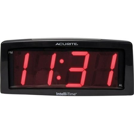 AcuRite 7-inch Intelli-Time Alarm Clock (Pack of 4)