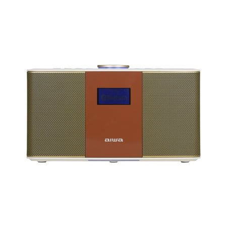 Aiwa Exos-5 Wireless Bluetooth Hi-Fi Home Speaker, FM Radio, Alarm Clock,