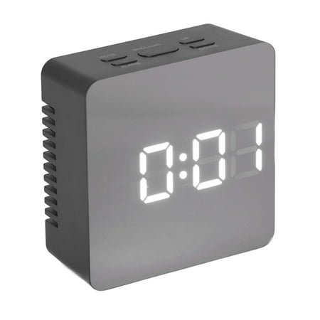 Alarm Clock, Ultra Silence Mirror Clock Digital For Living Room For Office