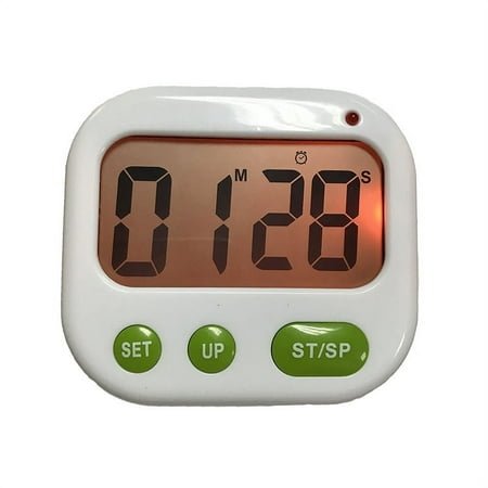 Alarm Clock Vibration Clock Battery Operated Digital LED Alarm Modern Portable Timer Clock with Backlight Suitable for Travel, Bedroom, Office