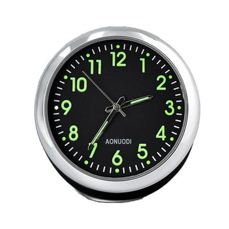 BallsFHK Car Fluorescent Wall Clock Light Quartz Clock Universal Pocket Watch