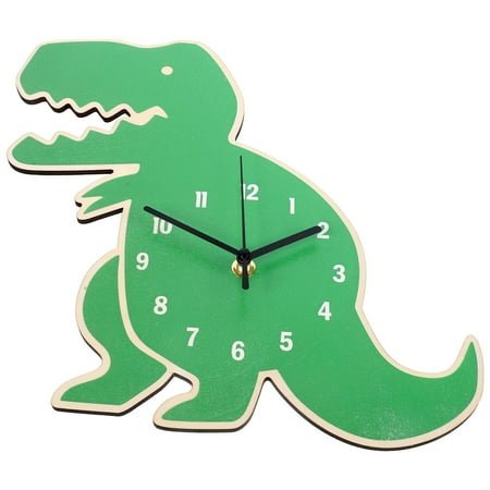 Cartoon Clock LED Clocks for Bedrooms Dinosaur Student Child