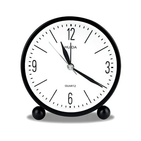 CCOCC Alarm Clock,Eco-Friendly Desk Clock,Silent Alarm Clocks for Bedrooms and Travel with Night Light Feature