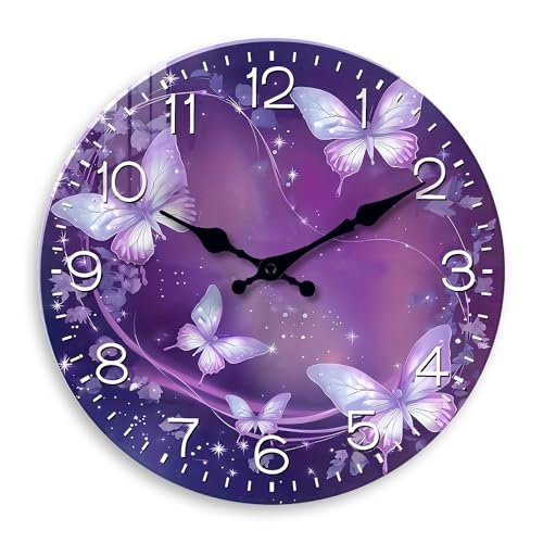 Best Purple Butterfly Clocks