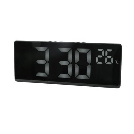 Contemporary LED Clock Modern Desktop Digital Clock with Adjustable Brightness