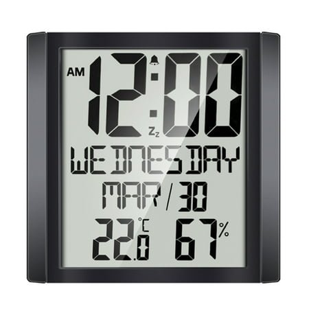 Day Clock Large Digital Clock Large Display with Date Day of the Week Digital Wall Clock Large Display Dementia Products