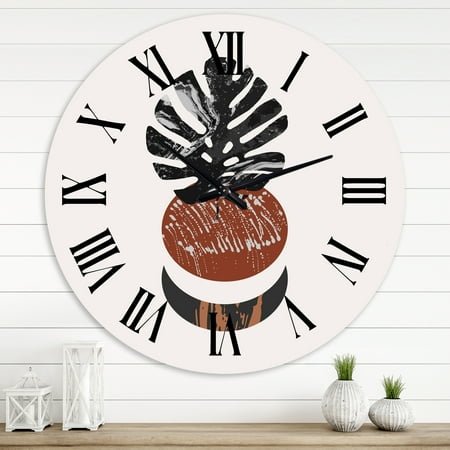Designart 1 in Modern,Contemporary Wall Clock