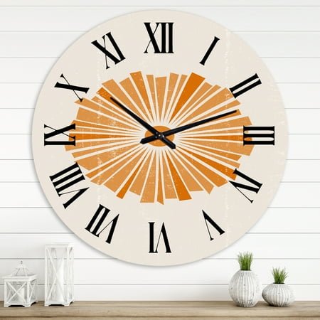 Designart 1 in Modern,Contemporary Wall Clock