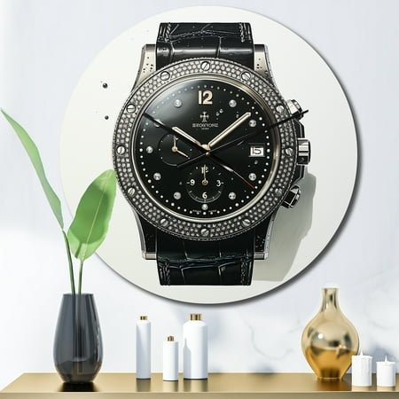 Designart The Minimalist Watch Fashion Oversized Wall Clock