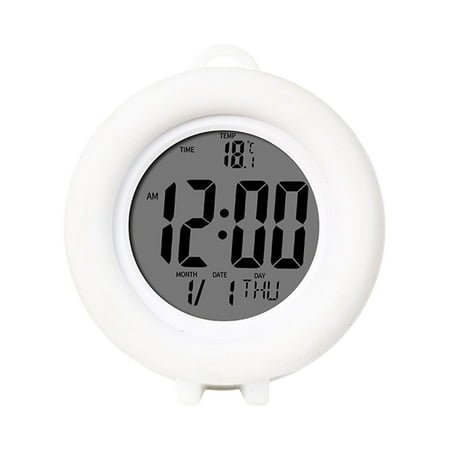 Digital Electronic Clock LED Display Electronic Clock Stereo Digital Display Snooze Alarm Clock 12/24H Switching Countdown Time Student Back to School Present