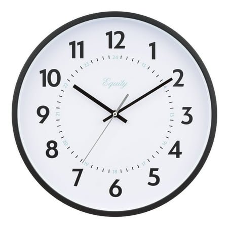 Equity 14 inch Basics Commercial Quartz Analog Wall Clock, 25509