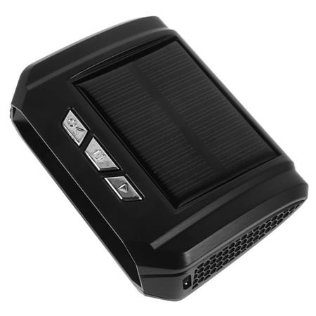 HAMPPLIES 1Pcs Car Clock with Solar Power and Date Display for Monitoring