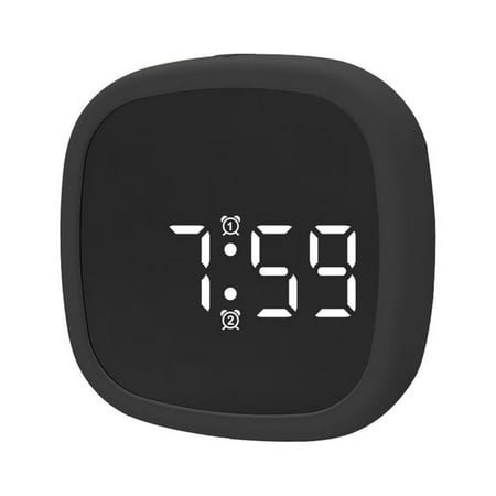 Home Saving! Jubipavy Digital Alarm Clock LED Display Pocket Voice-activated Clock Desk Clock