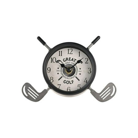 Hometime Mantel Clock Golf Clubs
