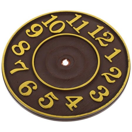 KONTONTY Creative Clock Hanging With Golden Display Antique Vintage Design For Homeowners 1Pcs