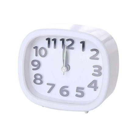 Kugisaki Desk Alarm Clock Easy to Read Numbers Contemporary Style for Desk, Table, Shelf or Bedside