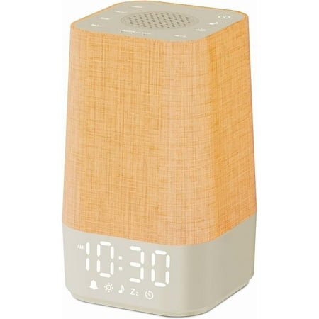 LEIKE Alternative Sunrise Alarm Clock with White Noise Sound Machine & Wake Up Light, Brown Noise & Nature Sounds for Adult Sleep, Gradual Sunrise Simulation Alarm Clock
