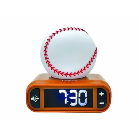 Lexibook Baseball Night light Alarm Clock with Sounds - RL800BL