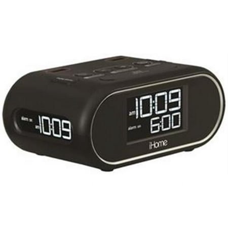 lowpricesupply iHome Hedy4less lcd triple Display Alarm Clock, Dual USB Charging, Battery Backup