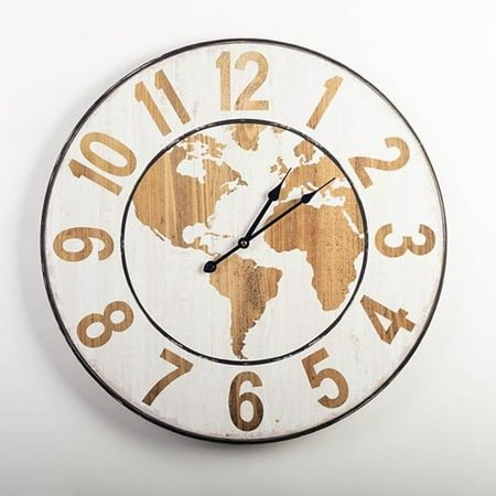 MDR Trading Inc. FP-MIN-289_Q01 World Map Wall Clock