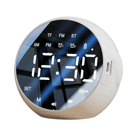 Multi Functional Intelligent Alarm Clock, Bluetooth Speaker, AI Voice Assistant, High Volume, Timed