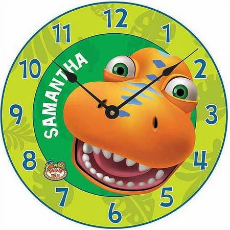 Personalized Dinosaur Train Hello Buddy Wall Clock