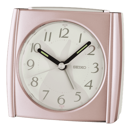 Seiko Allison Alarm Clock, Pink