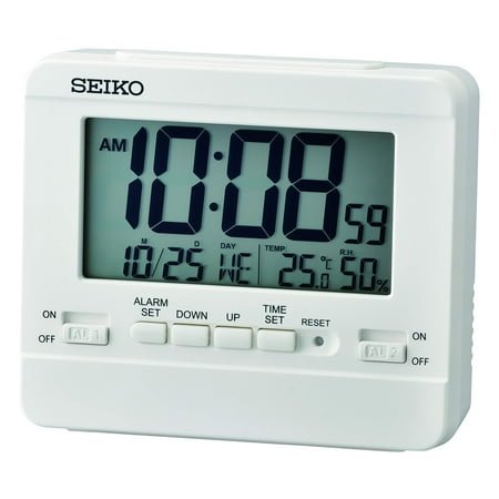 Seiko Everything Digital Bedroom Alarm Clock
