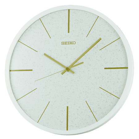 Seiko Taylor Wall Clock, White
